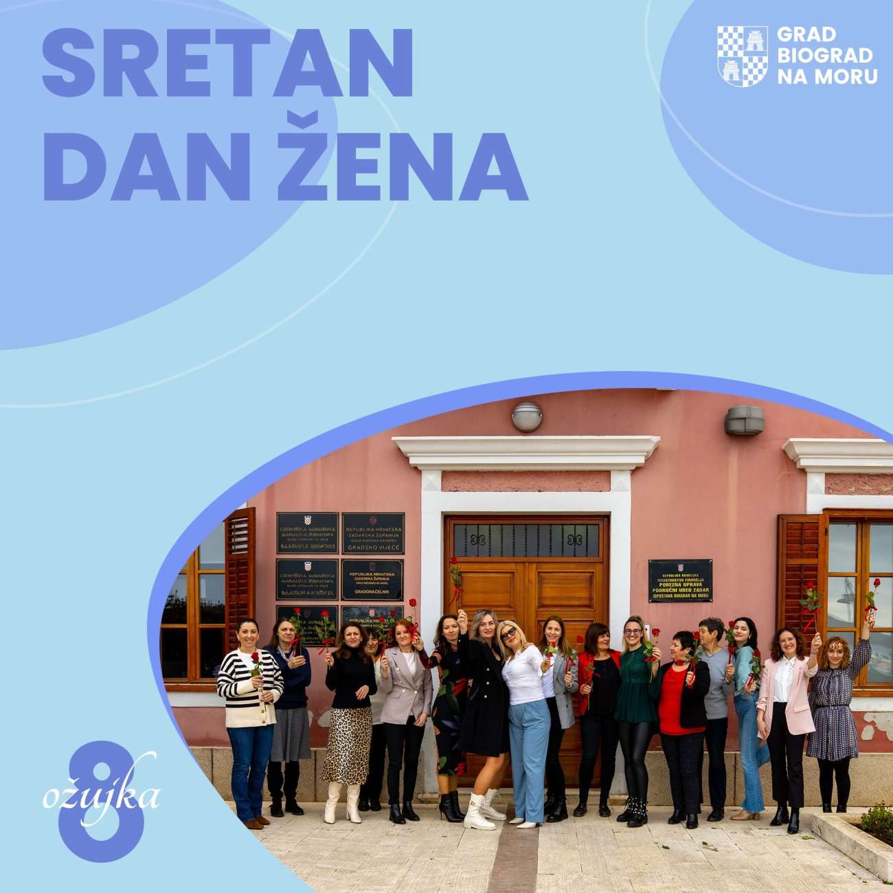 Sretan Dan žena želi Vam Grad Biograd na Moru!