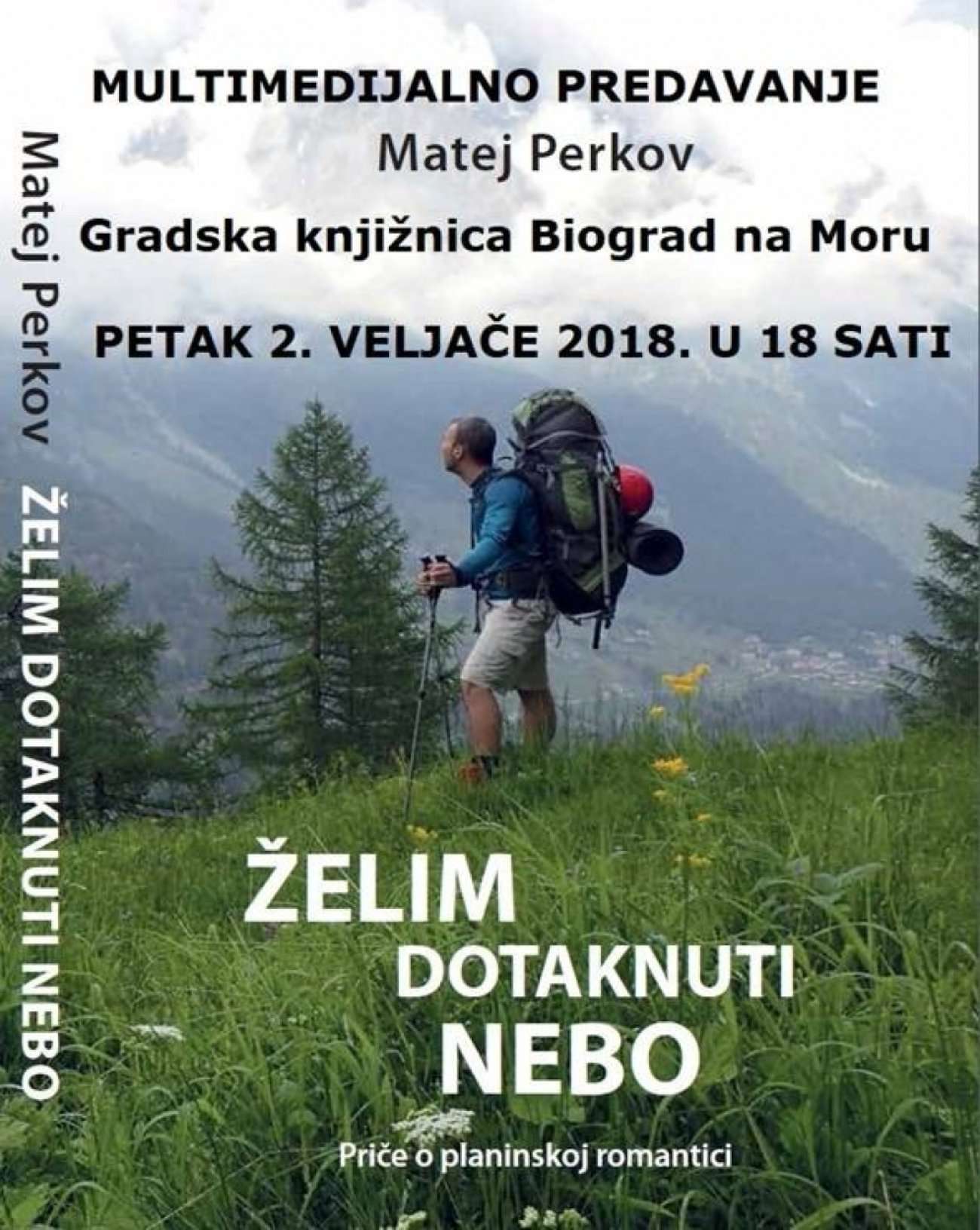 Predavanje i predstavljanje knjige "Želim dotaknuti nebo" Mateja Perkova
