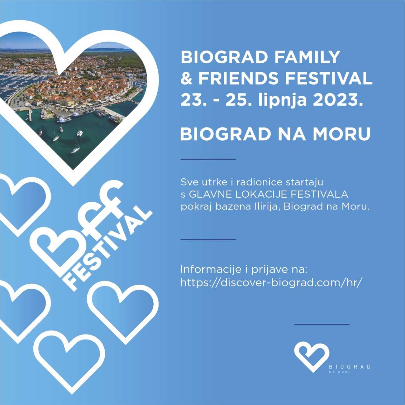 Ne propustite prvi BFF Festival u Biogradu na Moru!