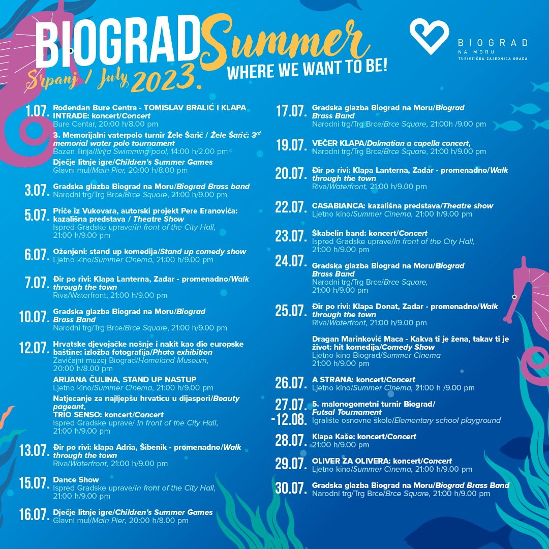 Biograd Summer srpanj 2023