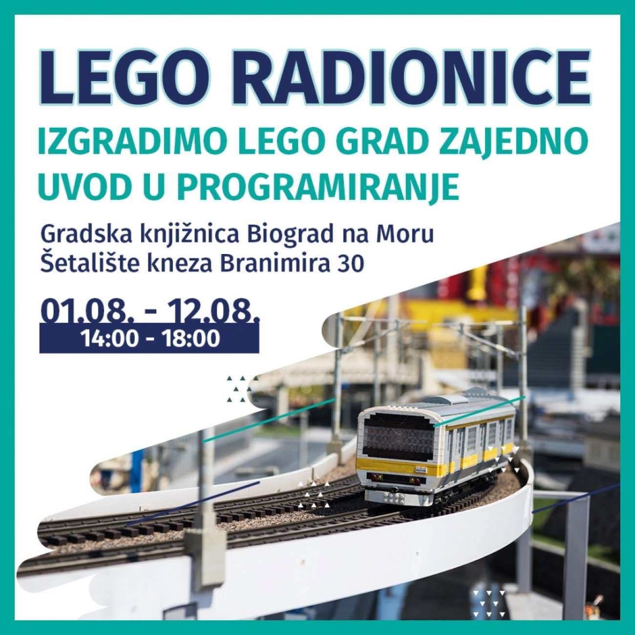 Završna izložba Lego radionica u Gradskoj knjižnici Biograd na Moru