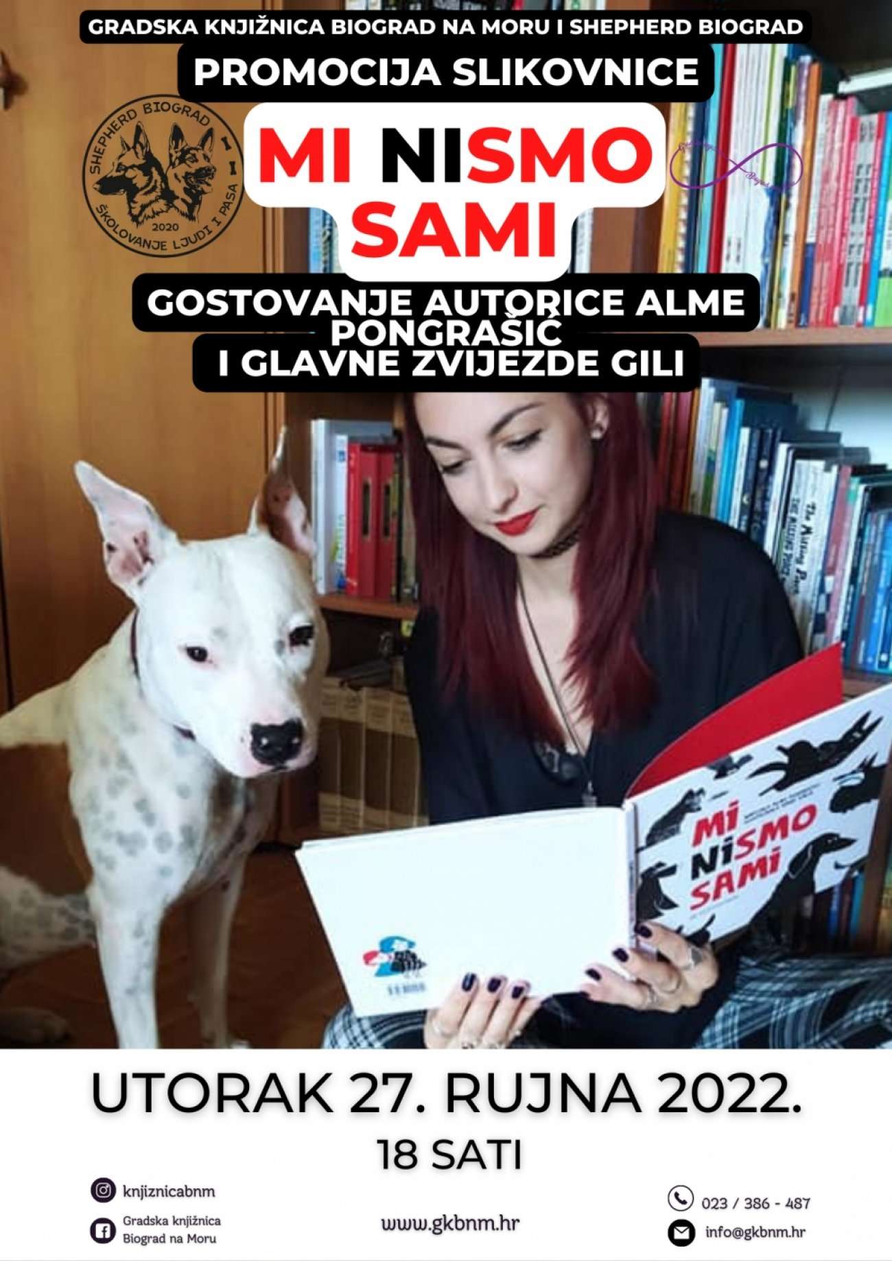 Gostovanje autorice Alme Pongrašić u Gradskoj knjižnici Biograd na Moru