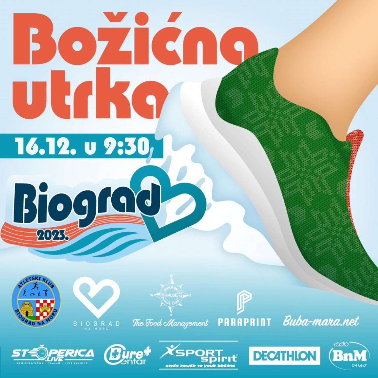 Božićna utrka - Biograd 2023