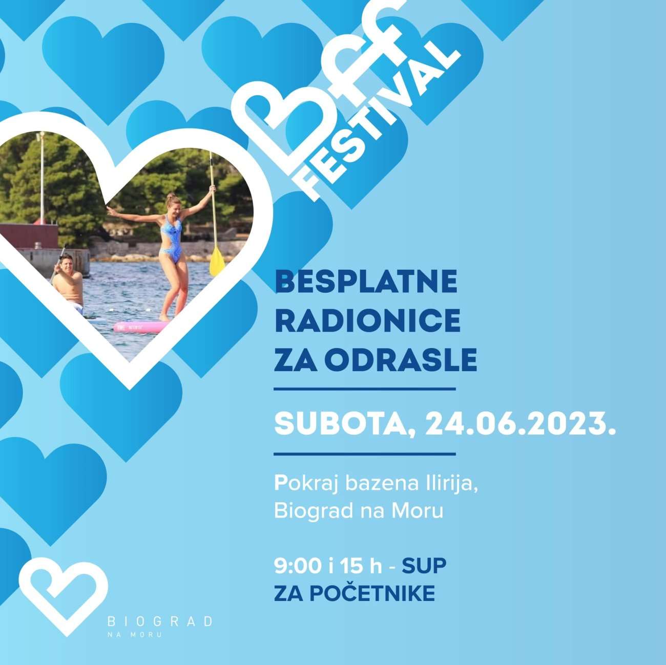 BIOGRAD FAMILY & FRIENDS FESTIVAL 23., 24. i 25.06.2023.