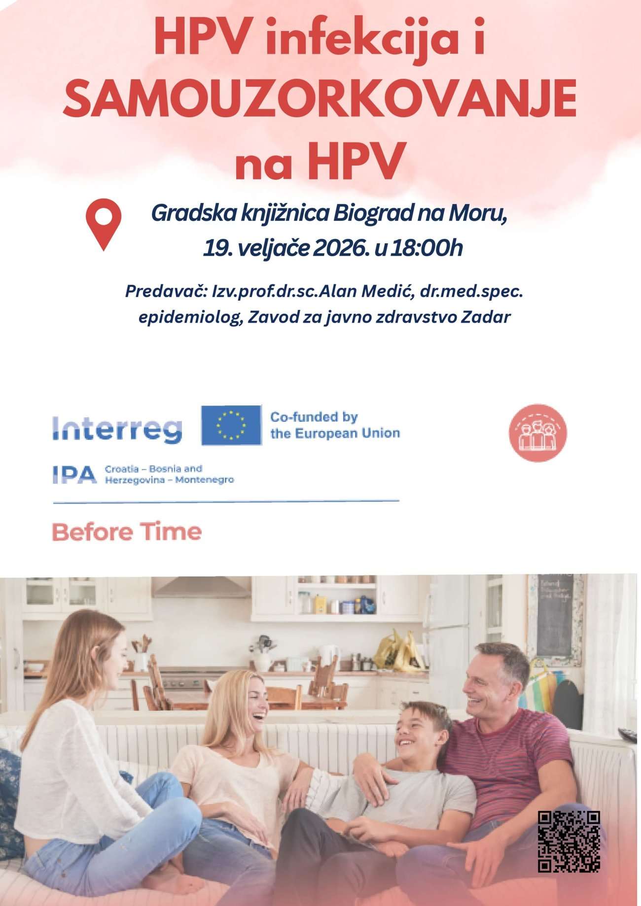Stručno predavanje o HPV-u u Gradskoj knjižnici Biograd