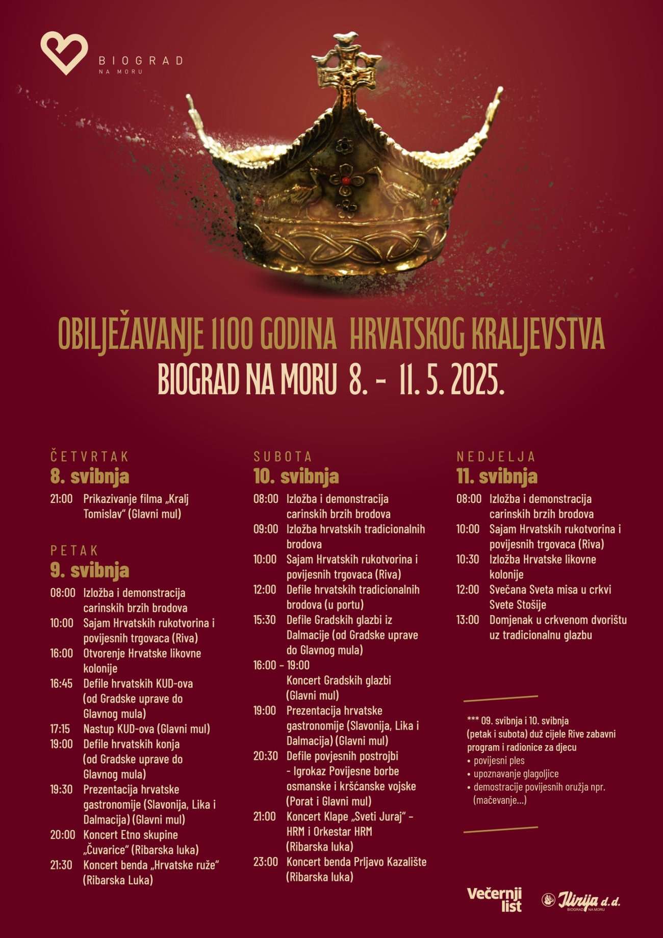 Središnja proslava 1100 godina Hrvatskog Kraljevstva!