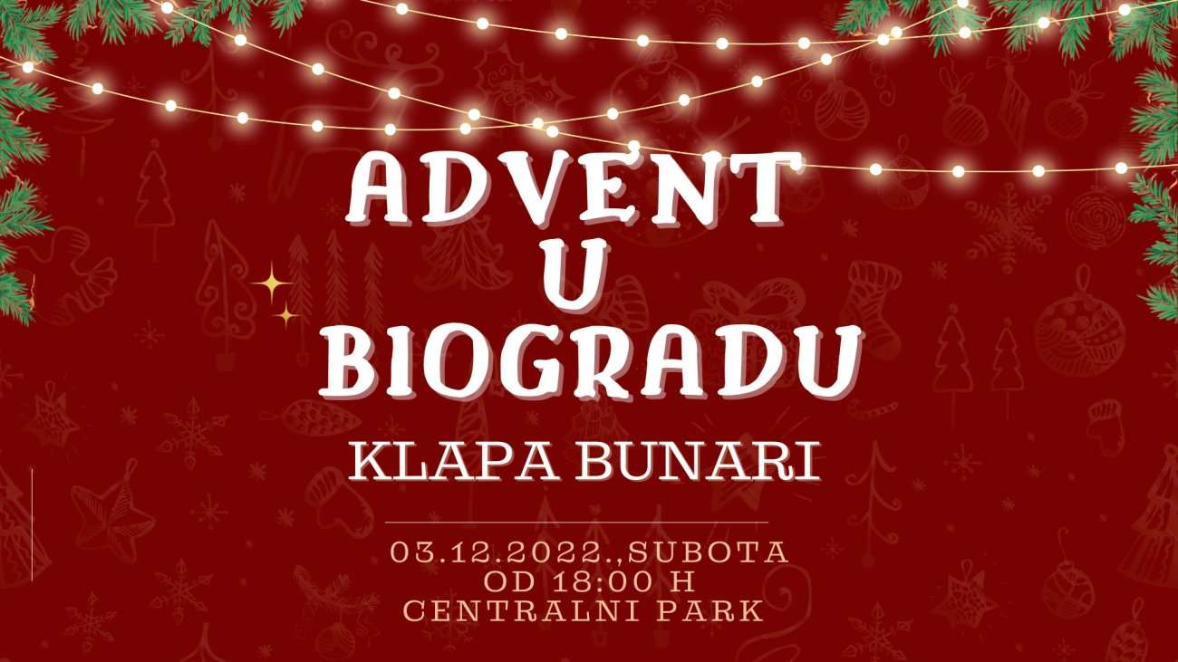 Klapa Bunari na Adventu u Biogradu