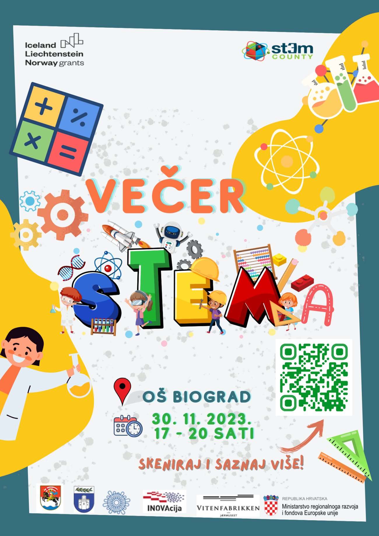 Večer STEM-a u Osnovnoj školi Biograd - 30. studenog 2023.
