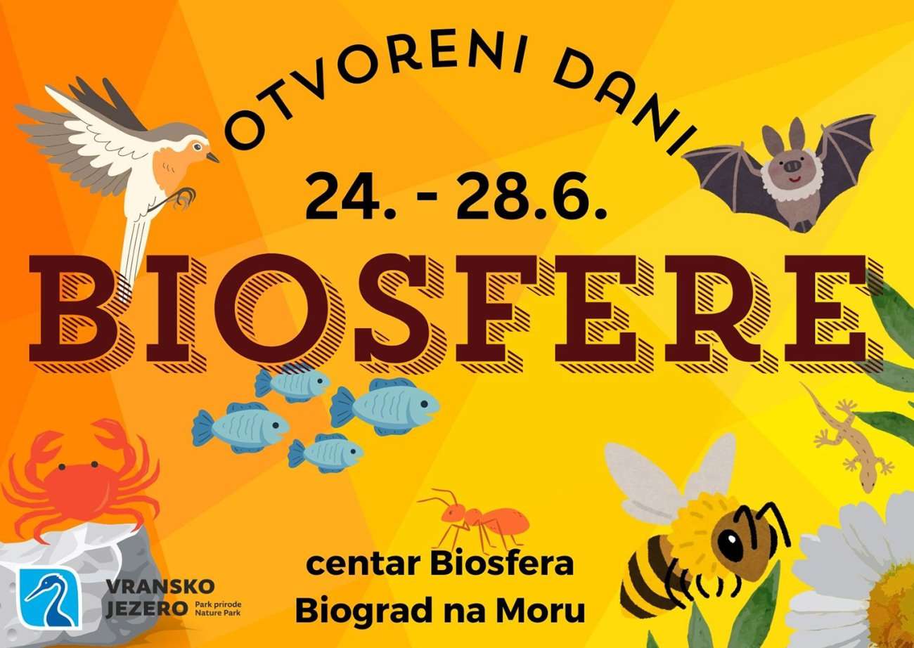 Otvoreni dani centra Biosfera Biograd za prvi tjedan ljetnih praznika