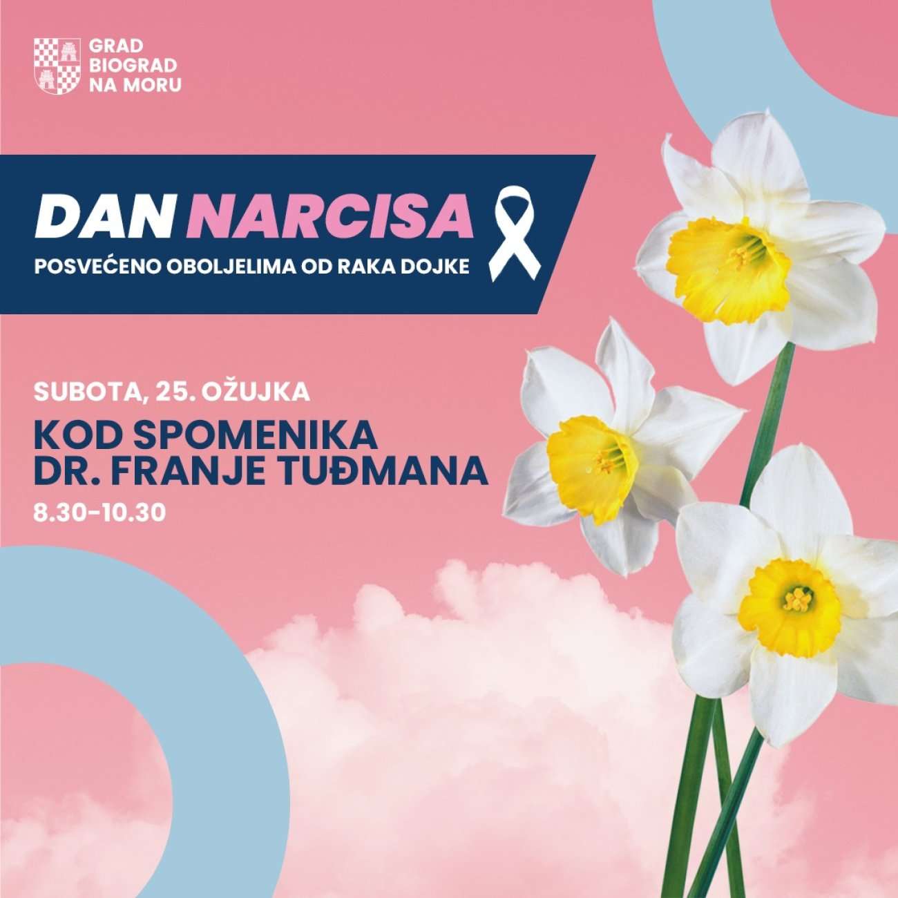 Dan narcisa 25. ožujka 2023. (subota) pod motom "Zdravlje je najvažnije"