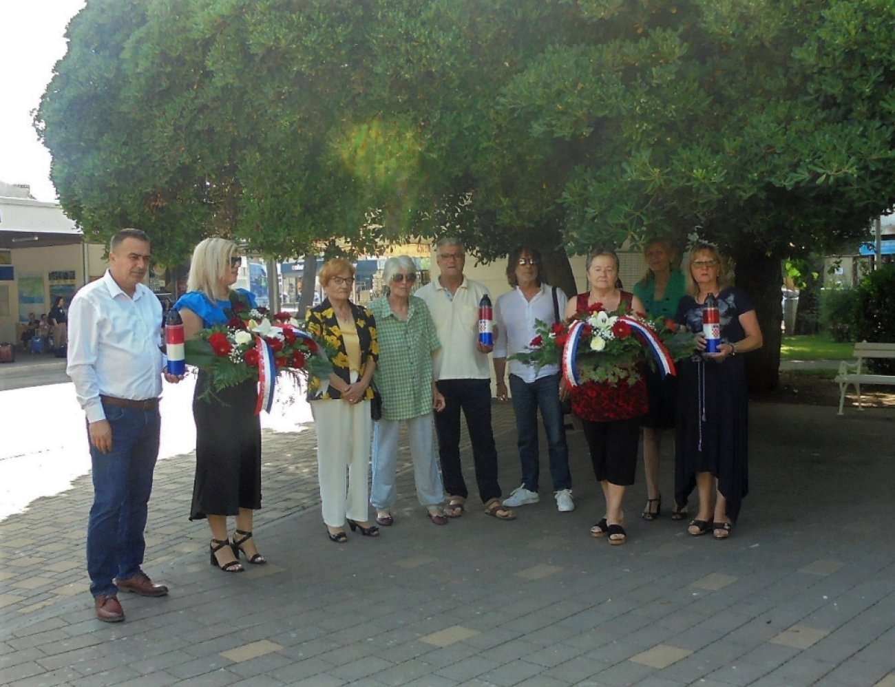 Vijeci na spomenik uz Dan antifašističke borbe u gradu Biogradu