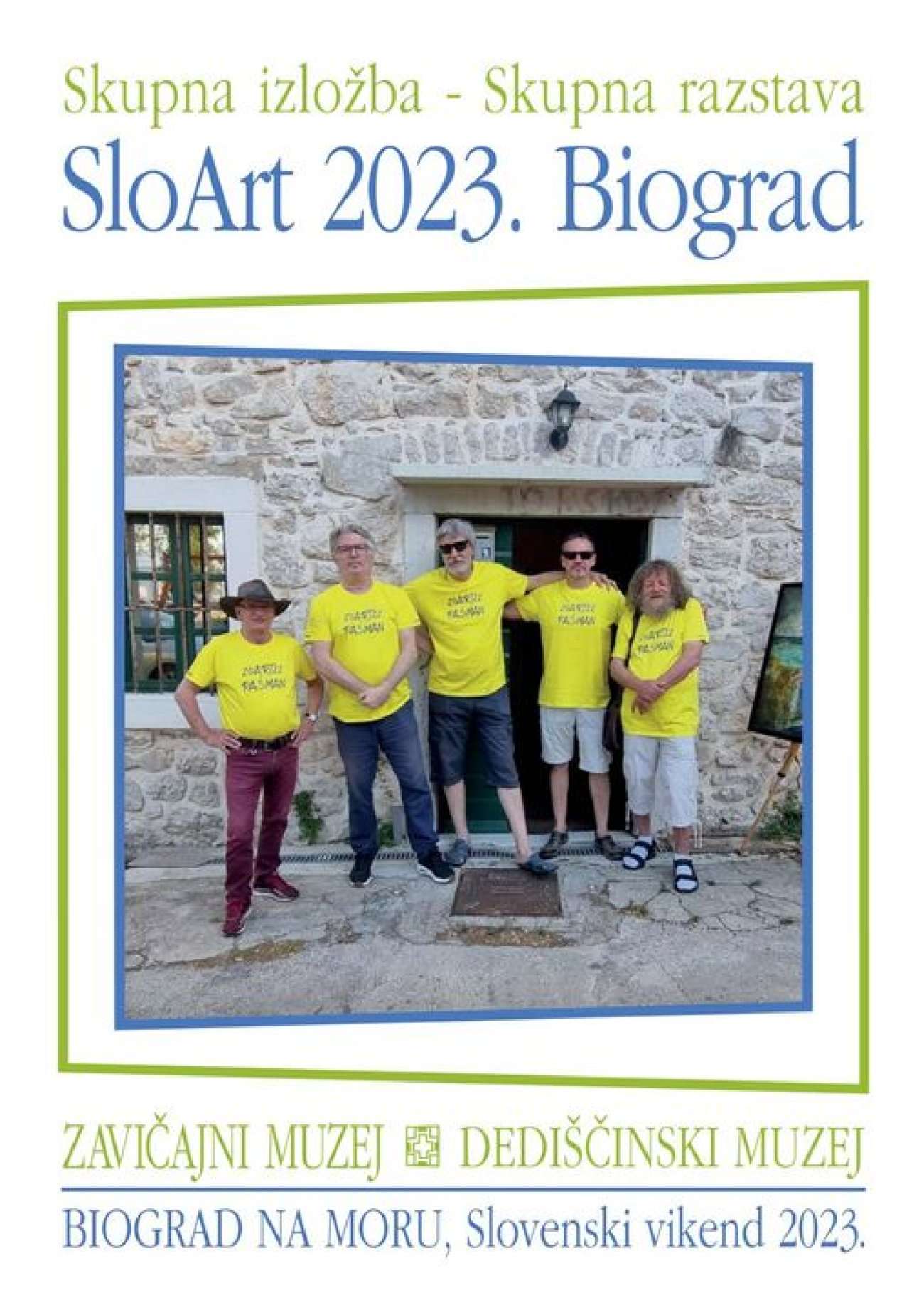 Izložba povodom Slovenskog vikenda SloArt 2023. Biograd
