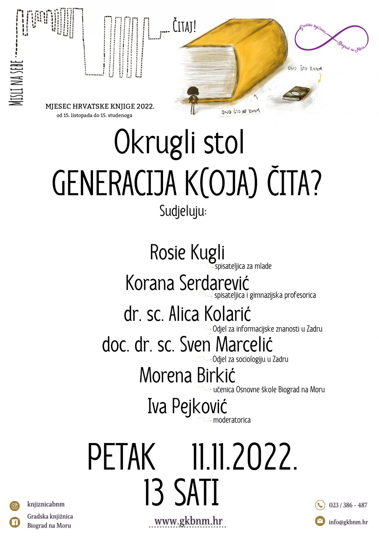 Okrugli stol &quot;Generacija K(oja) čita?