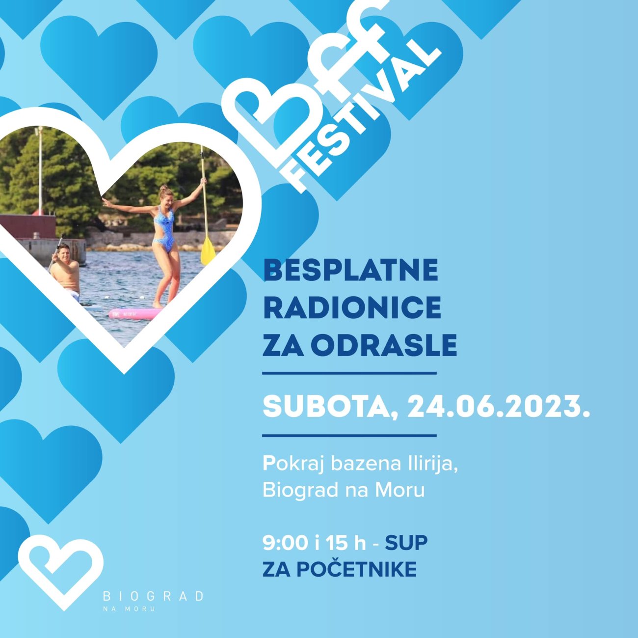 BIOGRAD FAMILY &amp; FRIENDS FESTIVAL 23., 24. i 25.06.2023.