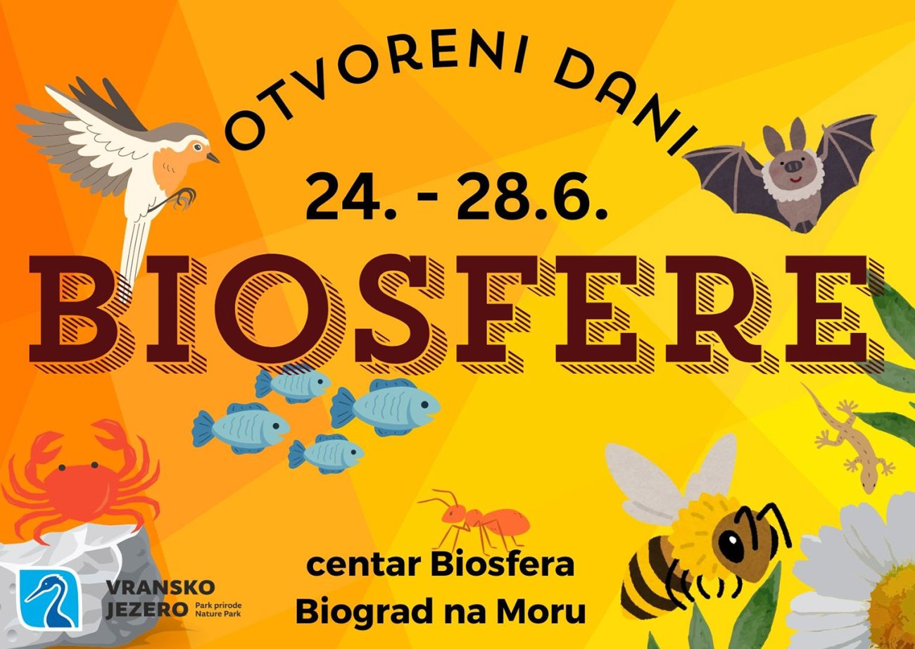 Otvoreni dani centra Biosfera Biograd za prvi tjedan ljetnih praznika